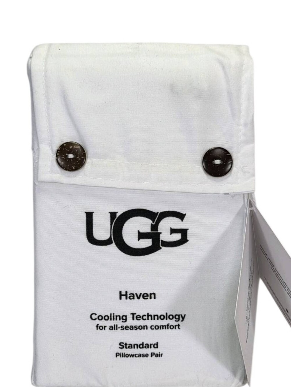 UGG Haven Cooling Technology Standard Pillowcase Set- White